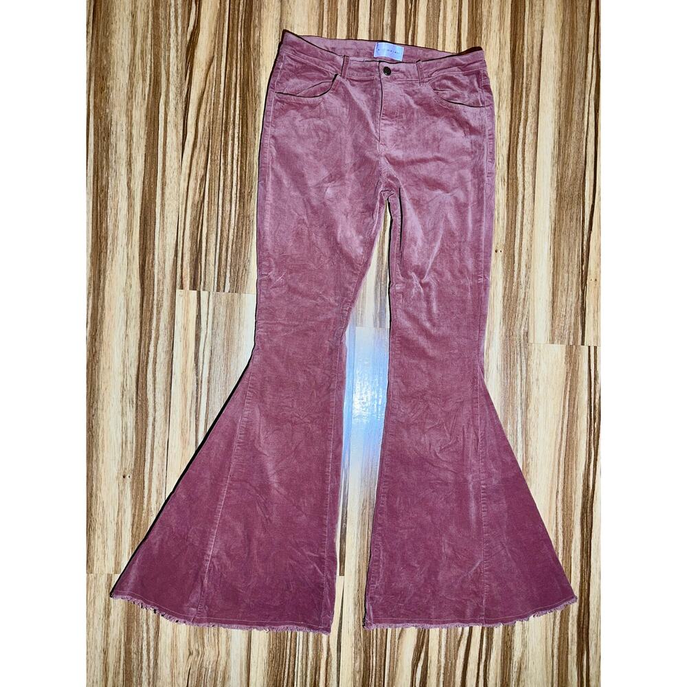 Pink Flare Jeans made by wisteria lane